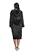 Luvrobes Women's Plush Fleece Hooded Robe Ultra-Soft Long Bathrobe