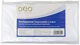 Deo Black Cotton Manicure Pedicure Mitts Booties Spa Treatment Liners Hands Feet view 6