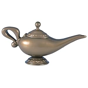 Forum Novelties Inc 51027 9 «x 4.5» Plastic bronce genio de la l-mpara
