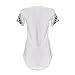 Blooming Jelly Women's Bohemian Casual Loose Ethnic Print Short Sleeve T Shirt Dress（M，Beige）