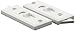 Prime-Line F 2627 White Plastic Tilt Latch (1 Pair)