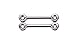 Amarine Made Stainless Steel Bimini Top Strap Pad Eye Footman's Loop Heavy Duty for Jeep Corvette,Buggy,Kayak Tie Downs (6 Pcs)