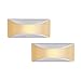 Beams MB500A Wireless Battery Powered Amber Sleep Friendly LED Nightlight, 2-Pack, White