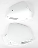 UFO HO02626041 Replacement Plastic (FOR HONDA SD CVR CR125-500 91 WHITE)