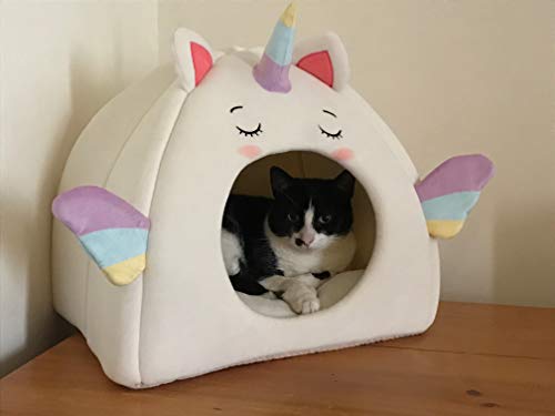 unicorn cat bed