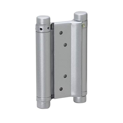 Metafranc 310726 Lot de 2 charnières de porte battantes, 100 mm, capacité de charge 20 kg, en métal robuste, pour porte battante, ferrure western pour portes de saloon