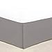 Sweet Home Collection 1500 Series Egyptian Quality Deep Pocket Bed Skirt/Dust Ruffle, Queen, Gray