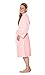 Kids Spa Party, Flower Girl Waffle Kimono Robe (Medium, Blush)