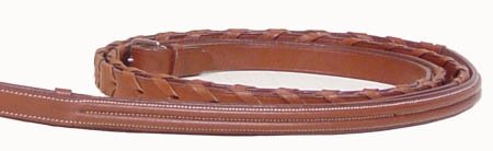 Paris Tack Triple Stitched Heavy Duty Horse Bridle with Laced Reins for Warmblood or Oversize Horse - Thumbnail 4