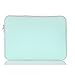 Zipper Briefcase Handbag Sleeve Bag Cover Case for Macbook Air & PRO 13 inch & Universal Laptop Netbook 13 inch (Green)