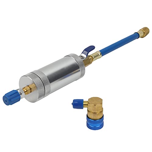 CMTOOL AC Oil Injector Tool R134A Compressor Oil Injector Kit with Snap