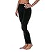 Yelete Womens Fleece Lined Seamless Leggings (Black, One Size)