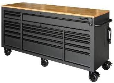 Husky 72 In 18 Drawer Mobile Workbench With Adjustable Height