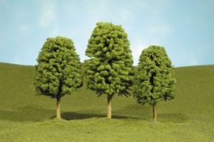 Bachmann Trains inches 4 inches  Deciduous Trees 3 Per Box