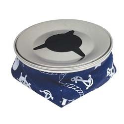 Amarine-made stainless windproof bean bag ashtray, blue…