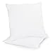 ZOYER Decorative Throw Pillow Inserts (2 Pack, White)-Square Pillows for Couch and Bed-Premium Quality Euro Pillows-Enhance Your Decor with Throw Pillows-Ideal Cushions for Sofas and Bedrooms
