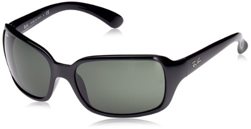 Ray-Ban RB4068 - BLACK Frame CRYSTAL GREEN Lenses 60mm Non-Polarized