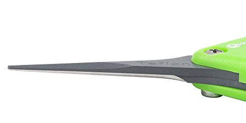 Happy Hydro 2 Pack Straight Tip Trimming Scissors with Spring-Loaded Comfort Grip Handles and Premium Non-Stick Blades