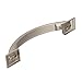 Amerock | Cabinet Pull | Satin Nickel | 3-3/4 inch (96 mm) Center to Center | Candler | 1 Pack | Drawer Pull | Drawer Handle | Cabinet Hardware