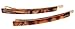 France Luxe Bobby Pin Pair on Gold Wire - Africa