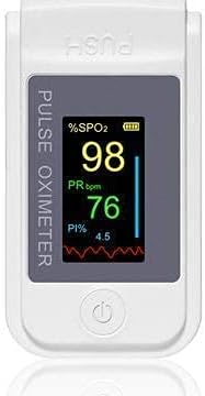 Corona Pulse Finger Tip Oximeter, Finger Tip Blood Oxygen Saturation Monitor, Pulse Rate (PR) with OLED Digital Display