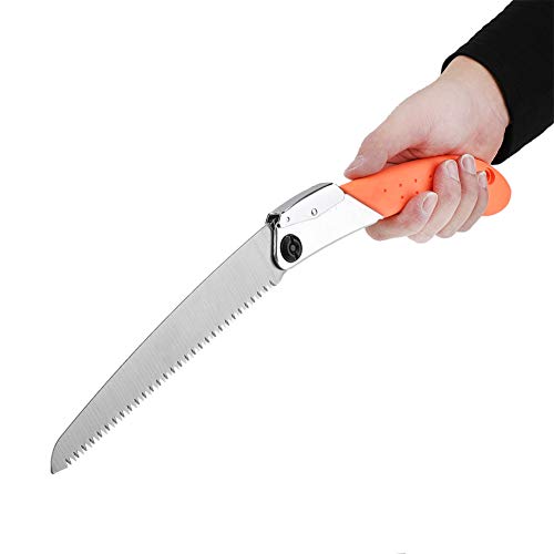 Kleine tragbare faltbare Handsäge Trimmen Bonsai Werkzeuge mit doppelseitigen Zähnen Sägeblätter und rutschfesten… – Bild 5