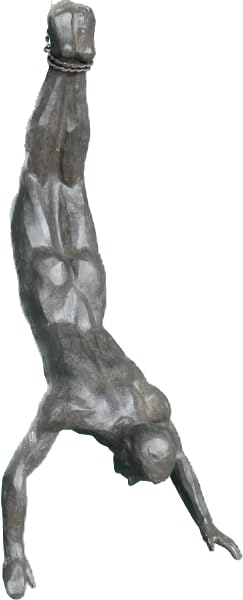 Venture Vehicles Ltd Wall Hanging Diving Man Wall Art | Resin | Black, One Size