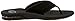 Reef Mens Fanning Sandal/Flip Flops/Slipper Footwear, Black/Silver, Size 9