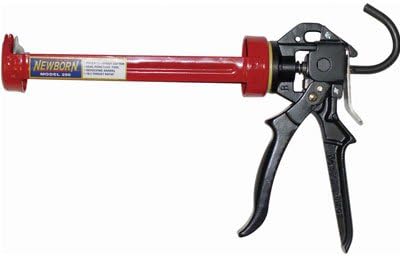 Newborn 250 Caulk Gun 1/10 gal. Super Smooth Rod Revolving Frame
