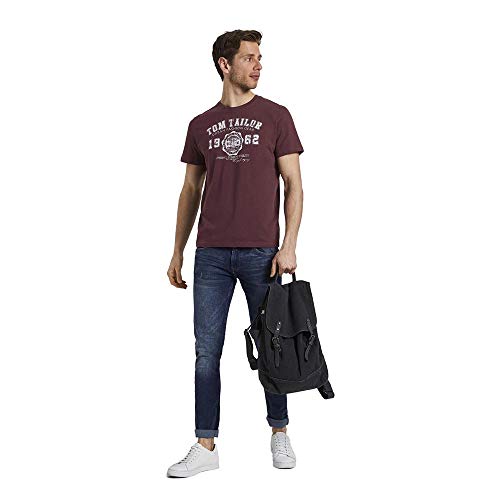 TOM-TAILOR-Herren-Casual-Logo-T-Shirt