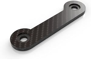 POLO CREATIONS RC Wing Mount Secure Holder Carbon Fiber Double Washer 3mm fits Traxxas Sledge 6s Wing