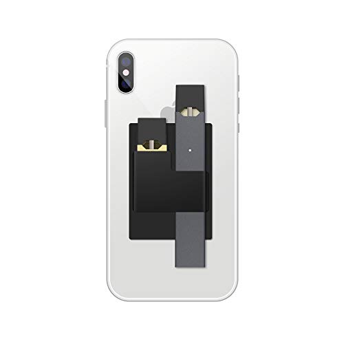 Cell Phone Holder for JUUL Vaporizer and Pod | Compatible with iPhone, Samsung Galaxy, Tablets, Car Dashboard (Black)(Device Not Included)