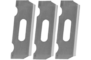 KAKURI Japanese Hand Plane Mini 50mm for Woodworking [Replaceable Blade System], Replacement Blade 50mm (3 PCS), Made in JAPAN