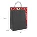 GSSUSA Kraft Paper Gift Bags 8x4.75x10.5 Paper Bags with Handles, Black 25 Pcs, Bulk Kraft Gift Bag for Shopping, Craft, Grocery, Party, Retail, Lunch, Business, Wedding, Merchandise, Boutique