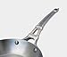 DE BUYER Mineral B French Collection Carbon Steel Fry Pan, Medium, Metallic Grey