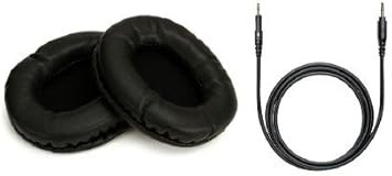 Ath M50x Refurb Kit Audio Technica Replacements For M Series Headphones Replacement Hp Ep Pleather Earpads And Hp Sc Short Replacement Cable Electronics Amazon Com