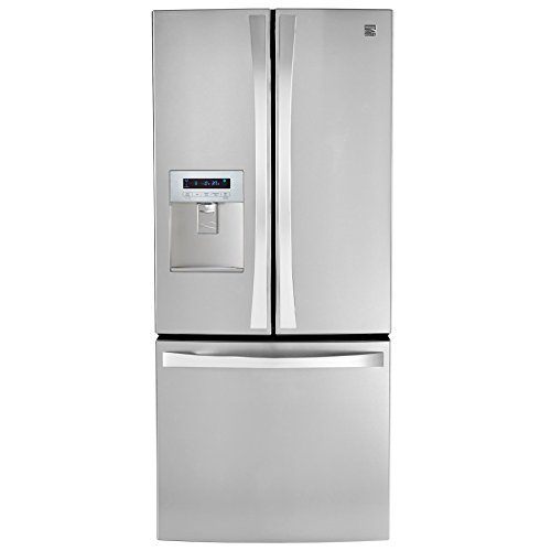 Kenmore Elite 71323 21.8 cu. ft. Wide French Door Bottom Freezer Refrigerator with Dispenser in Stainless Steel, includes delivery and hookup (Available in select cities only)