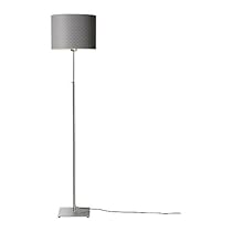 Ikea 001.908.30 Alang Floor Lamp, Nickel Plated Gray