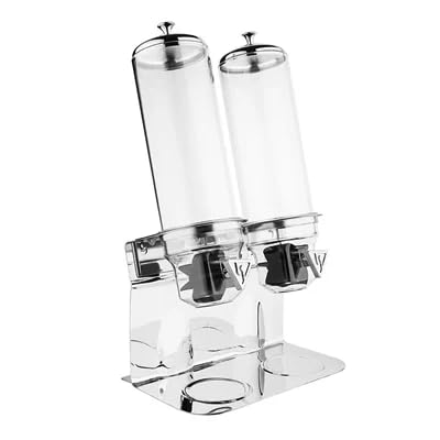 Olympia Cereal Dispenser Double St/St and SAN - 2x4Ltr