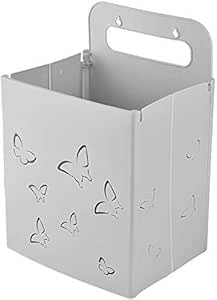 Cesta de Almacenamiento en casa Plegable de plástico para Colgar en la