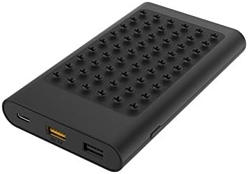BestKey Quick Charge Portable Charger Lightweight, Power Bank with Suction Cup To Hold Phone and Power Bank Together for Nintendo Switch, Samsung, iPhone, iPad and More (10000mAh)