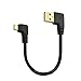 Usb 2.0 Wire Connecting Short Left Angle Right Angle Phone Charger Micro Usb Power Cable Usb 90 Degree Micro Charging Cable Usb Short Micro Charger Micro USB to USB Syncing Data Charge Cable Hi-speed