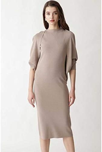 Amazon Co Jp ピンキー ダイアン Pinky Dianne スムースボトルネックツインニットワンピース ベージュ1 36 服 ファッション小物