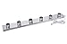 Hyperikon Vanity Lights, 6 Light Vanity Bar Strip, 36 Inch with 6 Sockets (E26 Medium Base), Polished Chrome Vanity Lights, Plug and Switch Rotary Cord - Bulbs Not Included (2 Pack)
