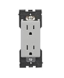 Leviton RER15-PG Renu Tamper-Resistant Outlet, 15-Amp, 125VAC, Pebble Grey