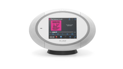 Pure Sensia 200D Connect- Portable Wireless Music and Radio System, White