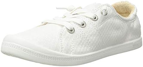 Snowchers Womens Distressed Canvas Sneaker Shoes Slip on Flats