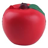 1PC Rainbow Strawberry Squishy Super Jumbo Scented Slow Rising Rare JUNKE Fun Toy (Apple)