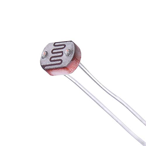 WayinTop 10pcs 5V Mini Laser Head Dot Diode Module Red 650nm 6mm Diode Lasers + 20pcs Photoresistor Light Sensitive Dependent Resistor Optoresistor 5mm GL5539 5539 + 20pcs 10K ohm Resistor for Ard