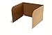 Classroom Products Privacy Shield/Carrel - 13 Inch Tall - Kraft -(Pack of 20) primary